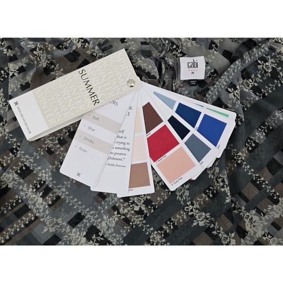 Cabi MInimalist Abstract Whimsigoth Sleeveless Blouse - Picture 4 of 5